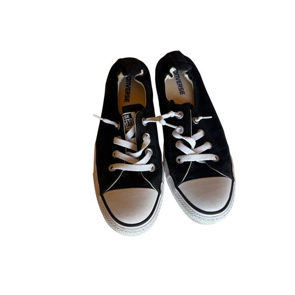 EUC Converse Chuck Taylor Womens Slip On Shoe Black Size 9 - Picture 1 of 5